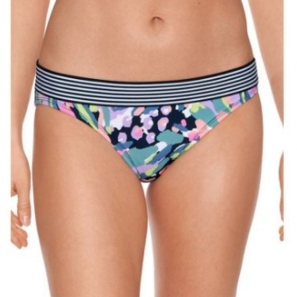 AVIA Painterly Tropics Bikini Bottoms - Picture 2 of 7